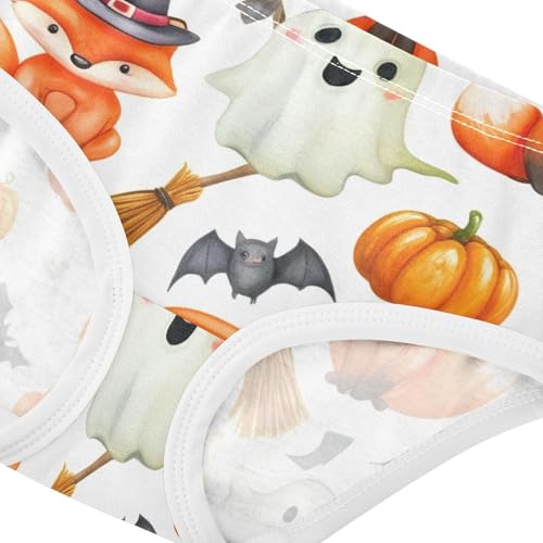 Animal Toddler Girls Underwear 2t Cotton Panties Little Girl Halloween Cute Foxes Ghosts Briefs Girls Undies4