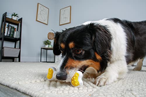 Hartz Chew ‘N Clean Twisty Bone Dog Chew Toy, Bacon Scented Chew Toy For Moderate Chewers, Small/Medium, Color Varies #TOP5