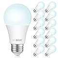 Sigalux LED Light Bulbs 100 Watt Equivalent, A19 Daylight 5000K White Standard Light Bulbs,Non-Dimmable 13W Energy Efficient LED Light Bulbs with E26 Medium Base,1500LM,UL Listed,12 Packs