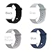 Juego de 4 pulseras compatibles con iWatch de 38mm/40 mm, Jsdoin Silicona...