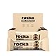 Rocka Nutrition Protein Bar I Veganer Proteinriegel mit 12 g Protein/Riegel I zuckerreduziert I voller Geschmack I 12 x 50g einzeln verpackte No Whey Bars (Butter Cookie)