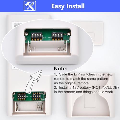 Replacement Remote for Minka-Aire Ceiling Fan RCS213-A (No Reverse)