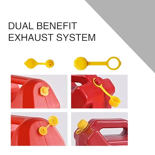 QODOLSI 3 Set Car Fuel Tank Repaire Replacements, Waterproof Plastic Vehicle Accessories Drainage Soft Tubes with Washers, Universal Anti-Leak Durable Hexagonal Nut Threaded Pipes Base Caps (Yellow) - Thumbnail 4