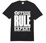 Offside Rule Expert Soccer Funny Distressed Bold Minimalist Comfort Colors Adult Heavyweight T-Shirt