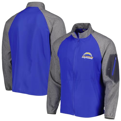 Image of Dunbrooke Men's NFL Hurricane Raglan Full-Zip Windbreaker Jacket