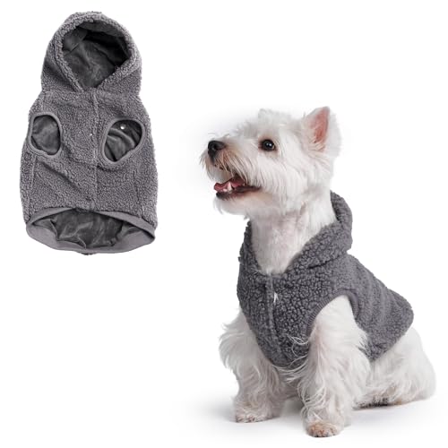Spark Paws Sherpa Fleece Dog Jacket - Dog Winter Coat for Small Large Dogs