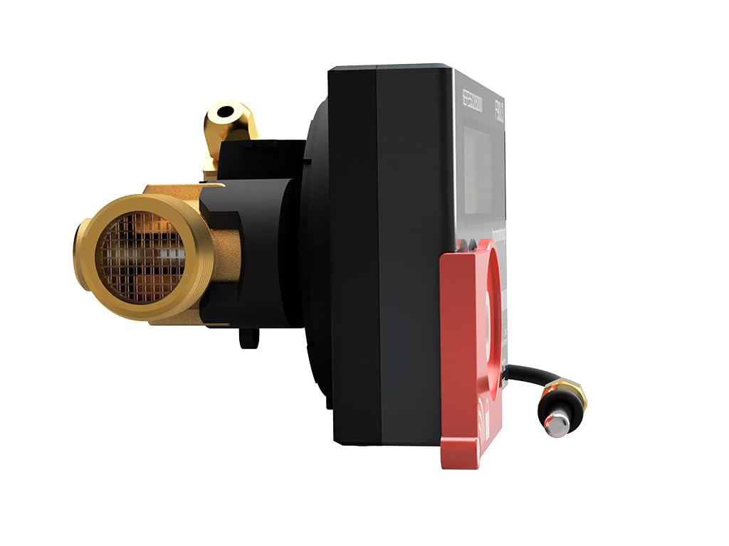 Ultraschall-Funk-Wärmezähler F90U3 Qp1,5 DN15mm Baulänge 110mm 3/4 Zoll Anschlussgewinde, abnehmbare Anzeigeeinheit inkl. Funk OMS 868 MHz und AES-Schlüssel Eichung 2026 gültig bis 2032