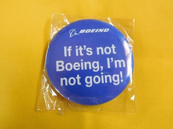Amazon 缶バッジ ボーイング 青 Boeing 缶バッチ エアライングッズ 飛行機 航空 アイドル 芸能人グッズ 通販