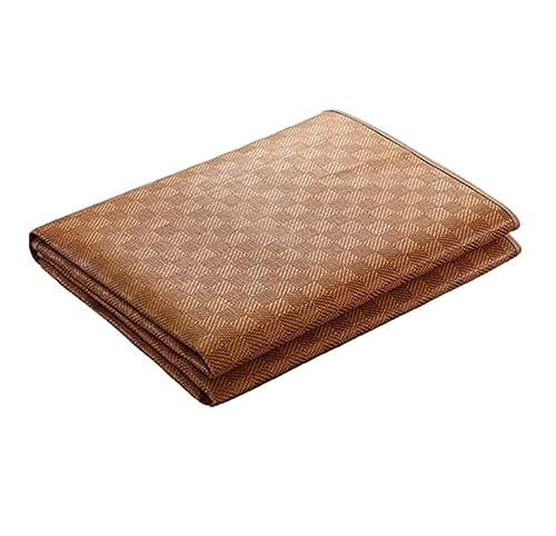 CHUNXVLI Alfombrilla De Enfriamiento Estera De Dormir Verano, Colchón Refrigeración, Ratán Plegable, Almohadilla Fresca, Antideslizante, Suave para Dormitorio(100 * 190cm)