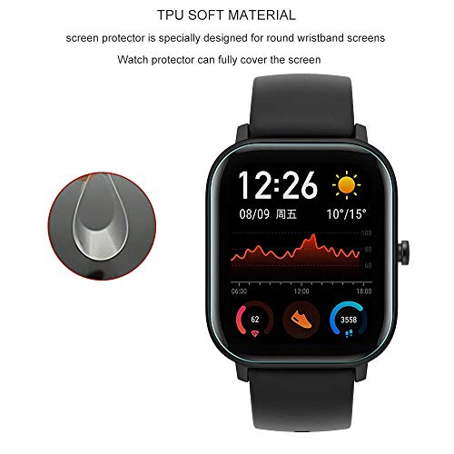 Widamin 6Pack, Protector de Pantalla Compatible con Huami Amazfit ...