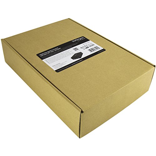 Image of StarTech 10 Gigabit Ethernet Copper-to-Fiber Media Converter (ET10GSFP) | Open SFP+, Managed, 10G Ethernet Media Converter