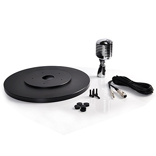 Pyle PDMICR70SL Retro Microphone And Swing Stand - Classic Vintage Professional Dynamic Unidirectional Audio Vocal Performance Mic W/ Adjustable Stand thumb #4