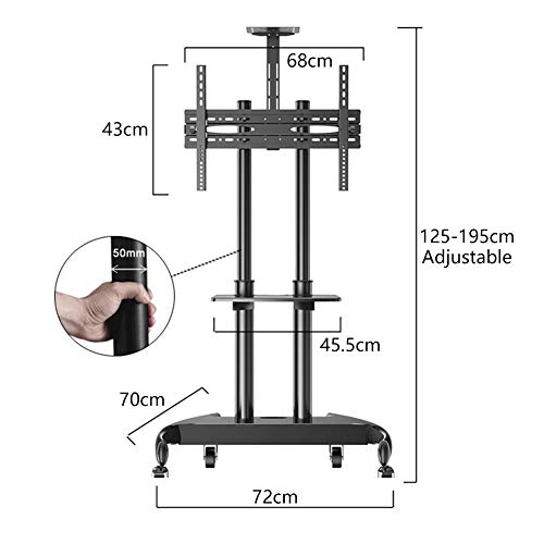 Soporte móvil pesado para TV de 32 a 70 pulgadas miniatura 4