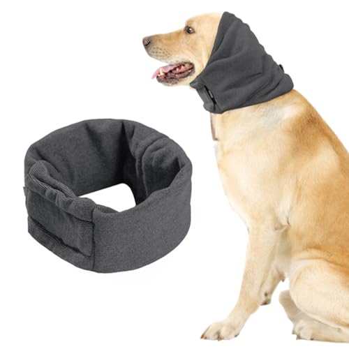Qpets® Dog Ear Muffs, Cotton Ear Muffs for Dogs Hoodie Dog Ear Mu...
