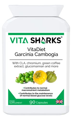 VitaDiet: Garcinia Cambogia & Green Coffee Bean - Weight Management Support for Energy, Appetite Control & Metabolism Boost