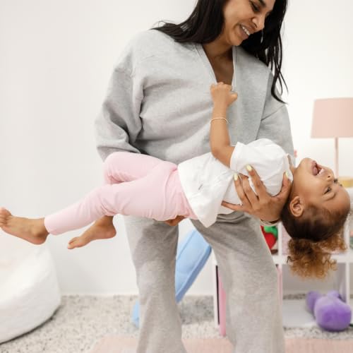 Gerber Baby Girls Toddler Multi-Pack Premium Pants Leggings Pink/Black 18 Months - image 2