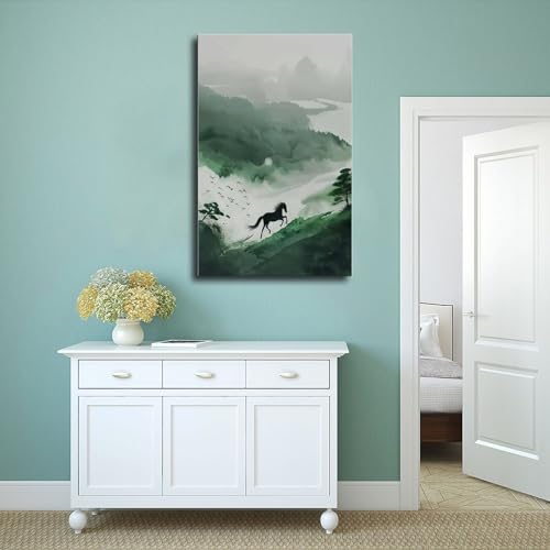 Poster cheval 40x60 cm pour décoration de chambre et bureau - 4