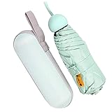 Mini Travel Sun & rain Umbrella, Lightweight Windproof Portable Umbrella, Compact Parasol with 99% UV Protection for women and men