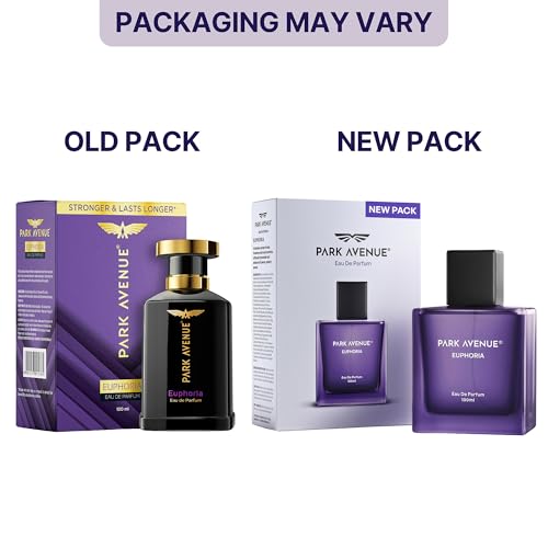 Image of Park Avenue Euphoria, Eau De Parfum Men, 100ml | Long Lasting Perfume for Men | Premium Luxury Fragrance Scent | Aromatic Blend of Amber & Musk | Suitable for Every Occasion