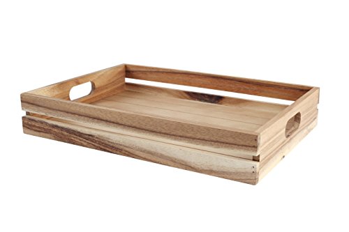 Cofre rústico en Acacia T & G Woodware, Grande