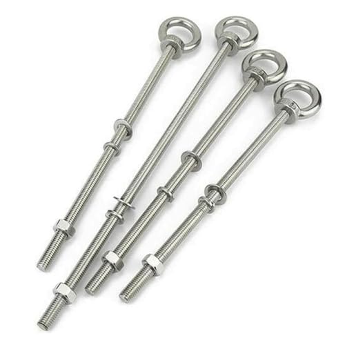 Perno de argolla M5x50mm con tuerca de elevación para cargas