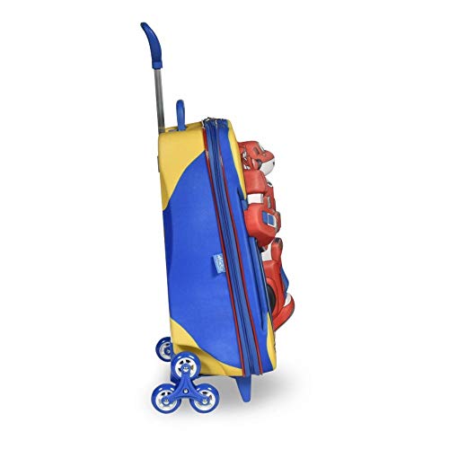 Mochila c/3 Rodinhas e Lancheira Infantil Wings Robô Maxtoy