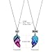 BGSHEMNI Best Friends Half Heart Pendant Necklace for Children, Kid's Best Friend Jewelry,Friendship Gift Girls BFF Necklaces-Love