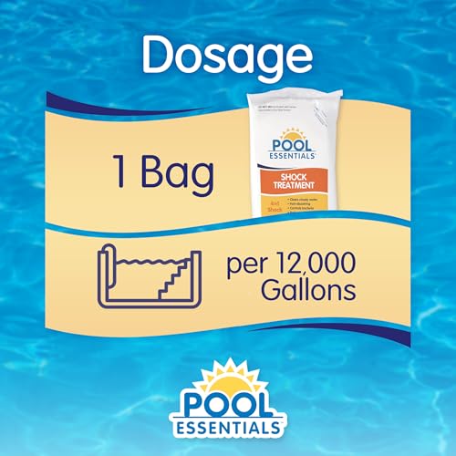 Pool Essentials® Shock Treatment, Clears Cloudy Water, Fast-Dissolving, 24-Pack, Granular by Pool Essentials - Image 5