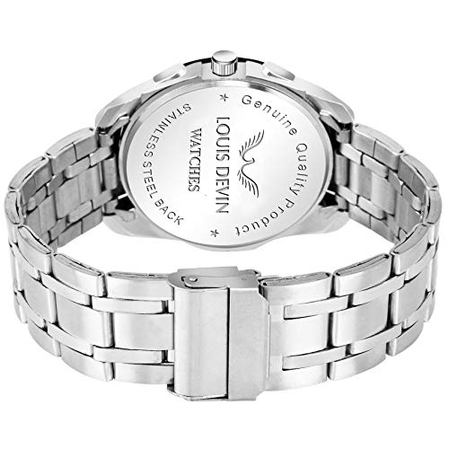 LOUIS DEVIN Men's Watch (Metal Chain Analog Wrist Watch G036)