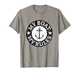 Photo Gallery my boat my rules! (vintage) capitano barca e vela maglietta Photo Gallery my boat my rules! (vintage) capitano barca e vela maglietta