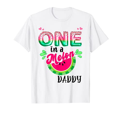 One In A Melon Mamá Traje De Cumpleaños A Juego Grupo Verano Camiseta