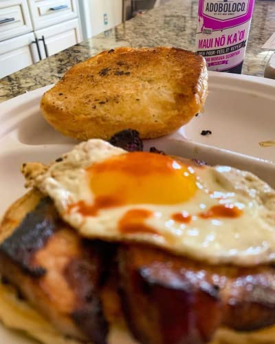 Maui No Ka oi Hot Sauce by Adoboloco, Bold heat and flavor from Trinidad Moruga Scorpion Peppers, Garlic, Made With All Natural Ingredients, 5 fl oz Bottle, Made in USA