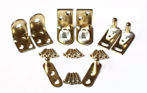 Cafe Door Hinges By Cafe Doors Emporium | Double Acting Premium Cafe Door Gravity Hinge Heavy Duty Hardware Set In Polished Brass - For Saloon Bar Pub Western Swinging Doors By Cafe Doors Emporium #TOP9