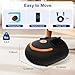 CCHYF Shiatsu Foot Massager, Electric Feet Massage Machine, Deep Kneading Relief for Plantar Fasciitis, Air Compression, 3 Heat Levels, Relax for Home Office Use, for Women Mom Dad Black