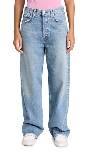 AGOLDE Women's Low Slung Baggy Jeans, Libertine, 25