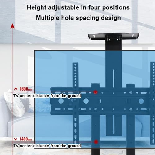 Soporte móvil vertical para TV de piso para LCD miniatura 3
