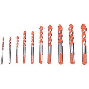 Srliya 10-teiliges Multifunktionale Dreiecksbohrer Set