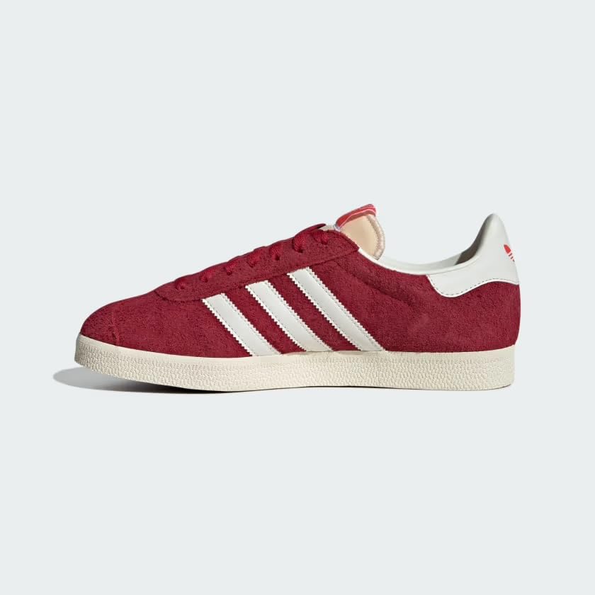 Image of ADIDAS Originals Men's Gazelle Shoes, Team Victory Red /Off White /Cream White, US 11 M