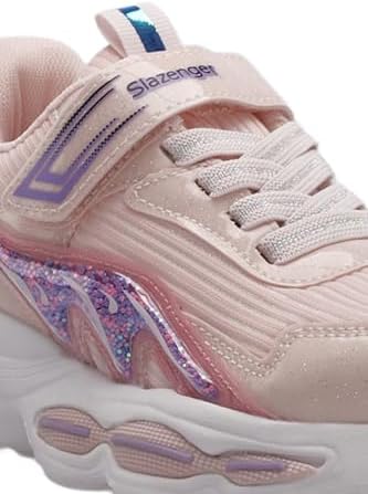 Slazenger NOELA Kız Çocuk Cırt Cırtlı Pudra Günlük Spor Ayakkabısı - Görsel 4