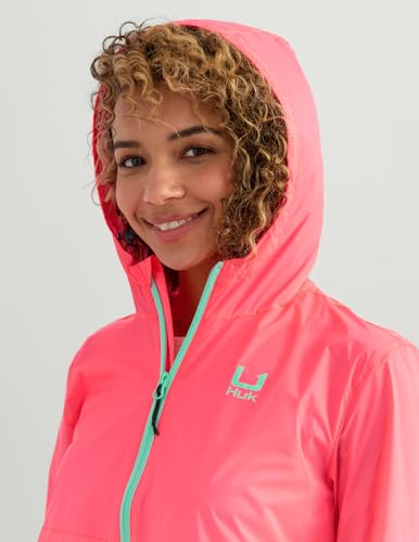 HUK Women's Tradewinds Jacket, Lightweight, Waterproof Windbreaker with UPF Sun Protection4