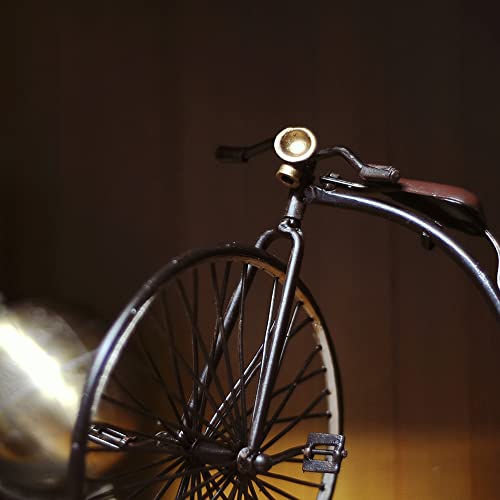 Old Modern Handicrafts 1870 The High Wheeler-Penny Farthing Collectible, 9.5" X 3.5" X 8.5", Black #TOP4