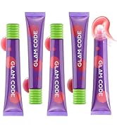Glam Code Lip Glossy Balm Set, Moisturizing Tinted Lip Gloss for Women &amp; Girls, Lip Care Set Smoo...
