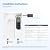 Midea 13KW Electric Tankless Water Heater, Touch Control, Wi-Fi Control, LED Display, Child Mode, 240 Volts with Automatic Power Modulation, On-demand Hot Water, White