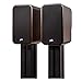 Polk Audio Signature Elite ES20 Bookshelf Speakers Cable Bundle (Walnut)