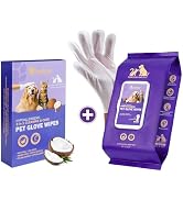 PawBubble Pet Wipes, 6 Individually Wrapped Wipes &amp; 20-Count Home Pack for Dogs &amp; Cats