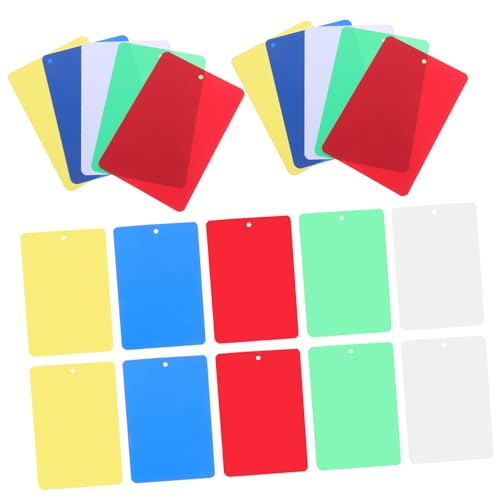 Homoyoyo 100pcs Supermarket Tags Large Bright Plastic Retail Store Adhesive Labels