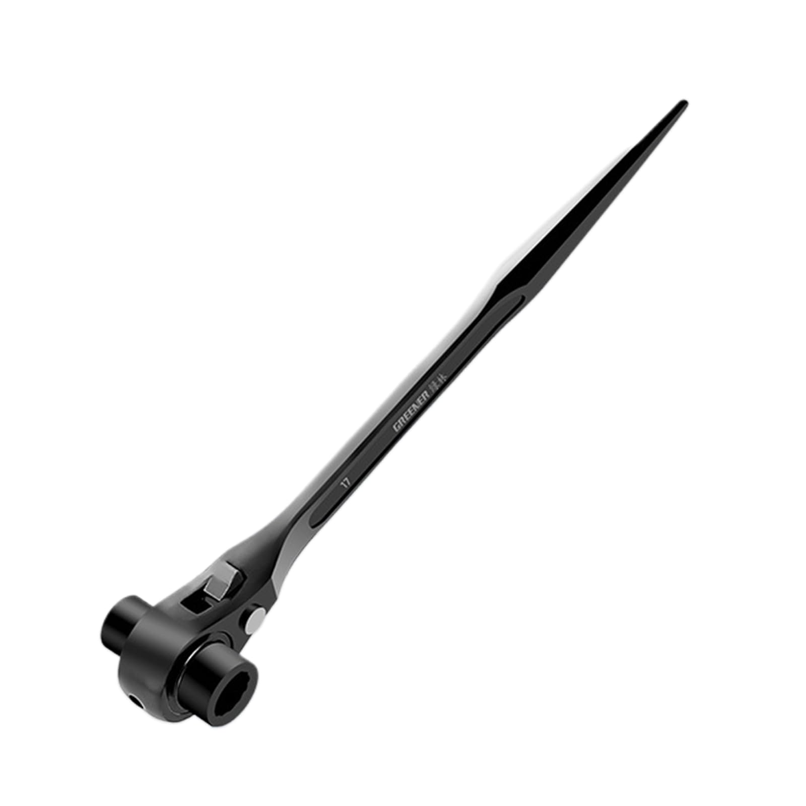 Zwwaazhf 13X17mm 10-32Mm Ratchet Wrench Socket Plum Blossom Multifunctional Pointed Tail Adjustable Socket Adapter Hand Tools Quick Release Combination Tool Steel Two-Way