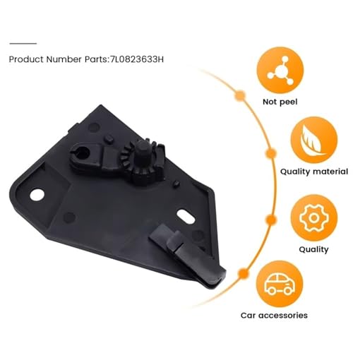 Manija de capó para mantenimiento de VW Touareg: base de liberación 7L0823633H 4