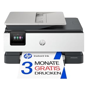 HP OfficeJet Pro 8122e Multifunktionsdrucker, 3 Monate gratis drucken Instant Ink inklusive, Drucker, Scanner, Kopierer, Fax, WLAN, LAN, Duplex, ePrint, Airprint, Basalt