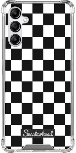 Skinit Clear Phone Case Compatible with Galaxy A14 5G - Sneakerhead Checkered Design